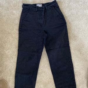 Everlane Cropped Straight black pants